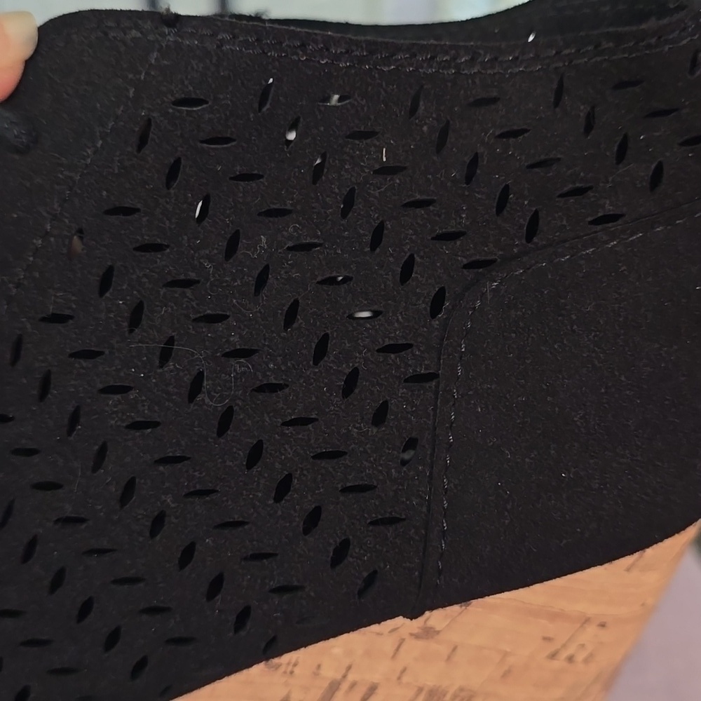 BOBS from Skechers Black - Memory Foam Wedge Bootie - Picture 6 of 10